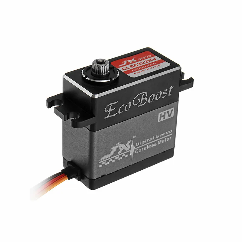 

CLS6322HV JX 0.07sec Coreless Servo 21KG Large Torque 180 degree Ecoboost CNC Alum Shell Metal Gear Digital for RC Helicopter