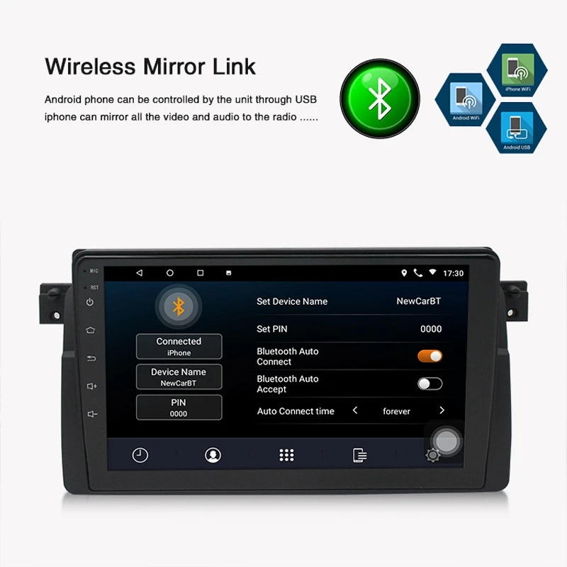 Автомобильная электроника стерео радиоприемники для BMW E46 1999 2005 седан