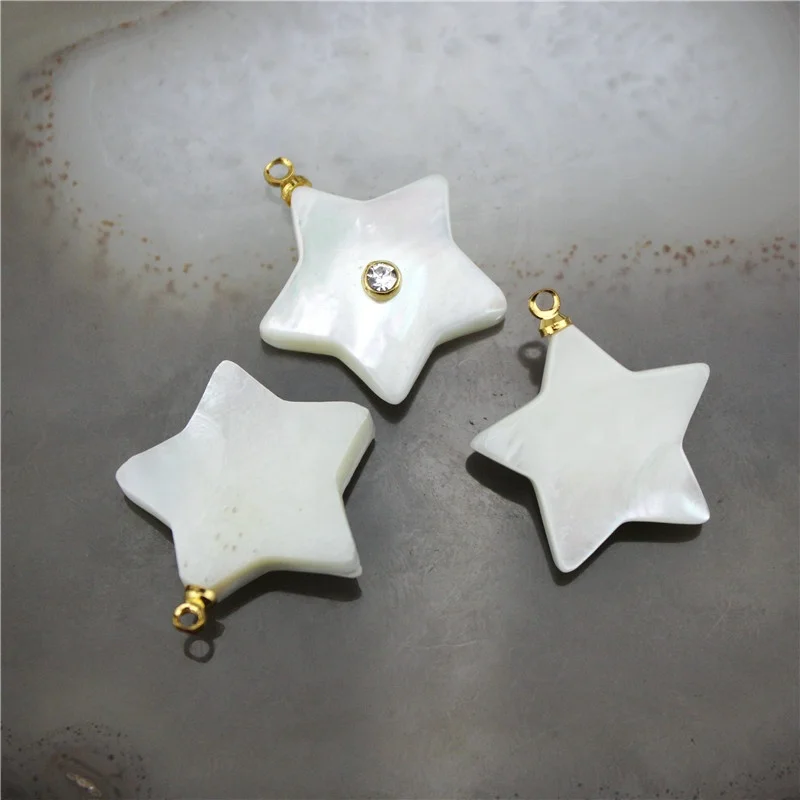 20 мм шт./лот подвеска в форме звезды кубический цирконий микро паве очарование