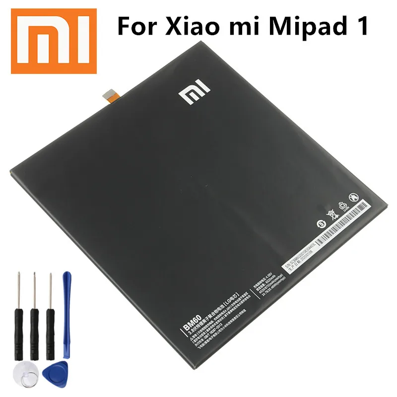 Оригинальный аккумулятор для планшета Xiaomi BM60 Pad 1 Mipad A0101 сменные батареи батарея