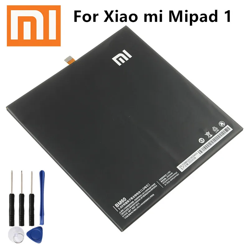 Фото Оригинальный аккумулятор для планшета Xiaomi BM60 Pad 1 Mipad A0101 сменные батареи батарея