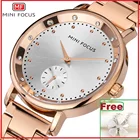 MINIFOCUS дамы 2019 Топ Мода Женское платье кварцевые часы Новые знаменитые Брендовые женские часы Montre Femme Relogio Feminino