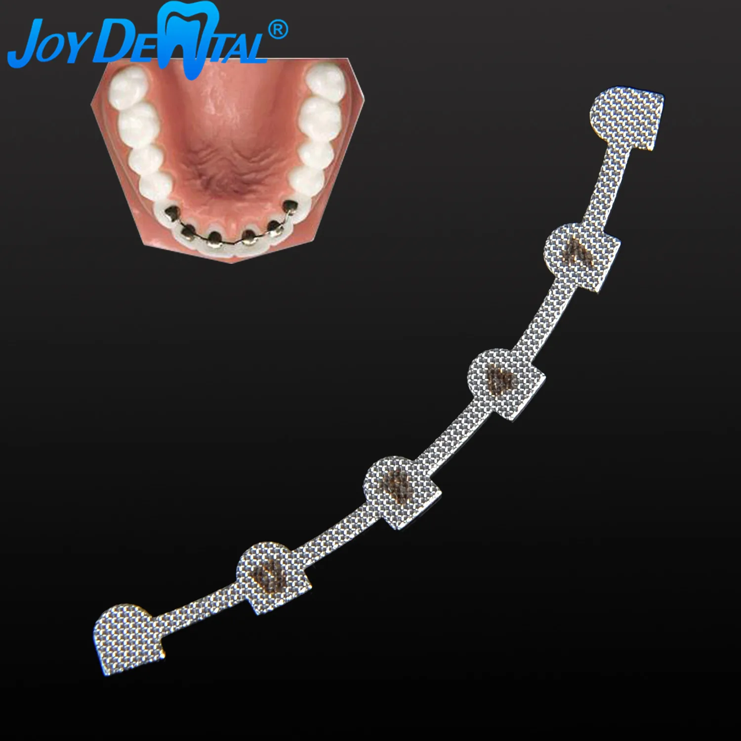 10pcs/Pack Dental Orthodontic Lingual Retainer Bonding Splits With Mark Upper 38#-47# Lower 29#-37# |