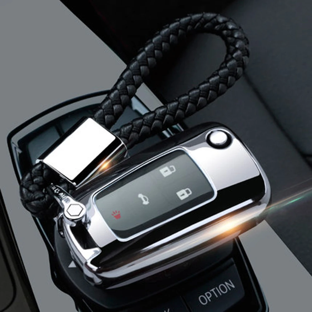 Чехол для автомобильного ключа складной флип брелок 2/3/4/5 кнопки Chevrolet Cruze Lova Sail Aveo