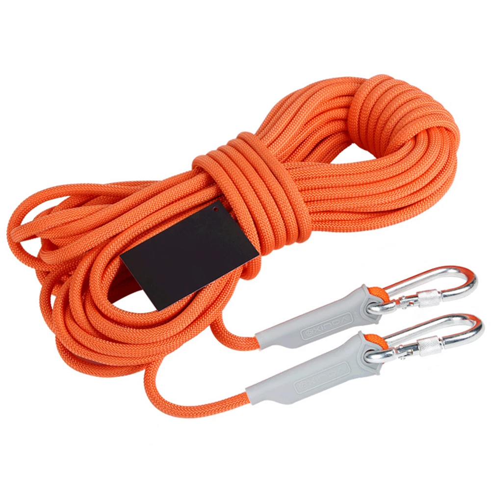 

10m/20m Climbing Auxiliary Rope Professional Rock Climbing Cord 2600lbs High Strength Cord Safety Rope 9.5mm Diameter