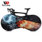 WEST BIKING чехол для велосипеда универсальная велосипедная MTB велосипедная цепь Пыленепроницаемая устойчивая к царапинам сумка для хранения Велосипедное колесо протектор Аксессуары