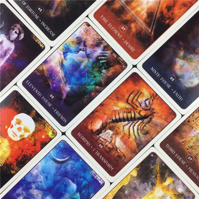 Black Moon Astrology Cards Tarot English Version Playing Card Deck Game Board Games Divination Fate For Family Party | Игрушки и хобби