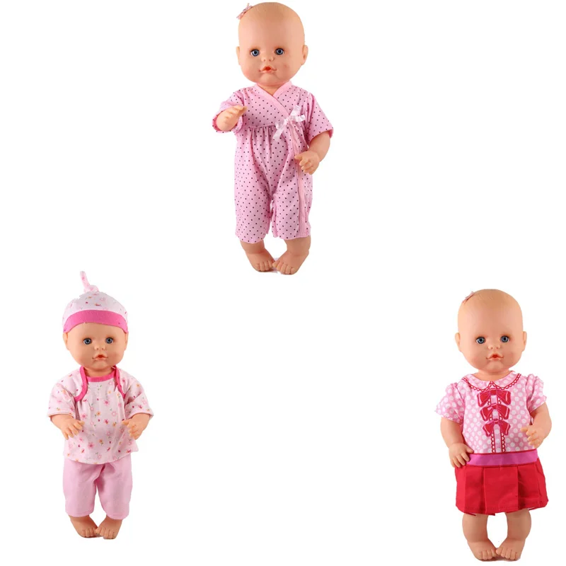 style 6 35 см Nenuco Кукла Одежда 13 дюймов Nenuco Ropa y su Hermanita 3 шт./лот 1 вишневая шляпа Комбинезон 1 полосатый комбинезон 1 животное комбинезоны - Цвет: style 6