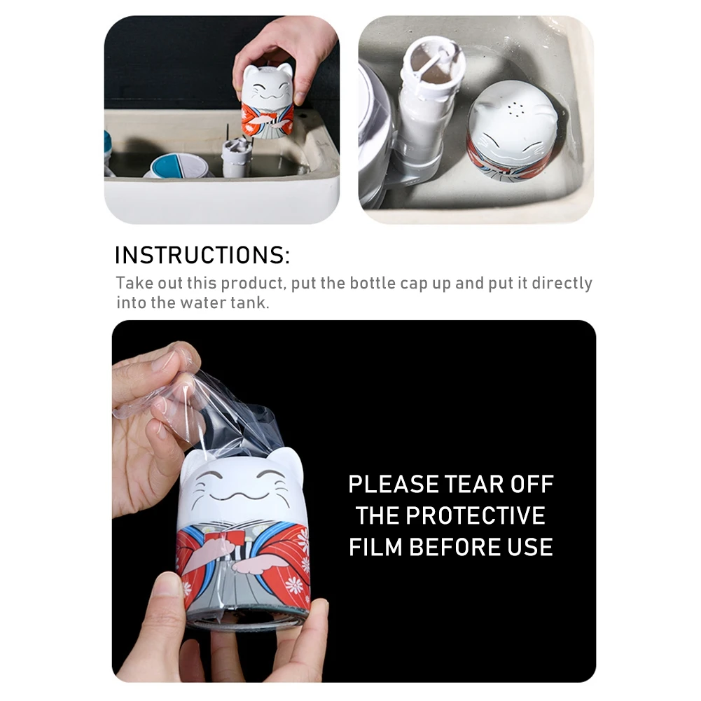 

Toilet Cleaner Automatic Flush Blue Bubble Cleaning Deodorizes Bubble Oxygen Particles Bathroom Deodorant