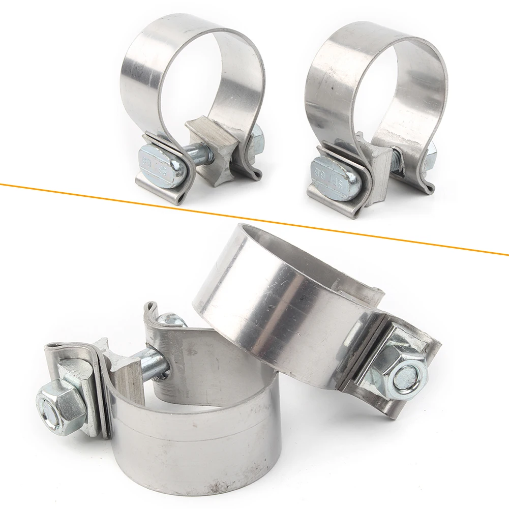 2 шт. выхлопные хомуты 1 75 дюйма для мотоцикла 1-1/4 31 8 мм нержавеющая сталь Harley Davidson |