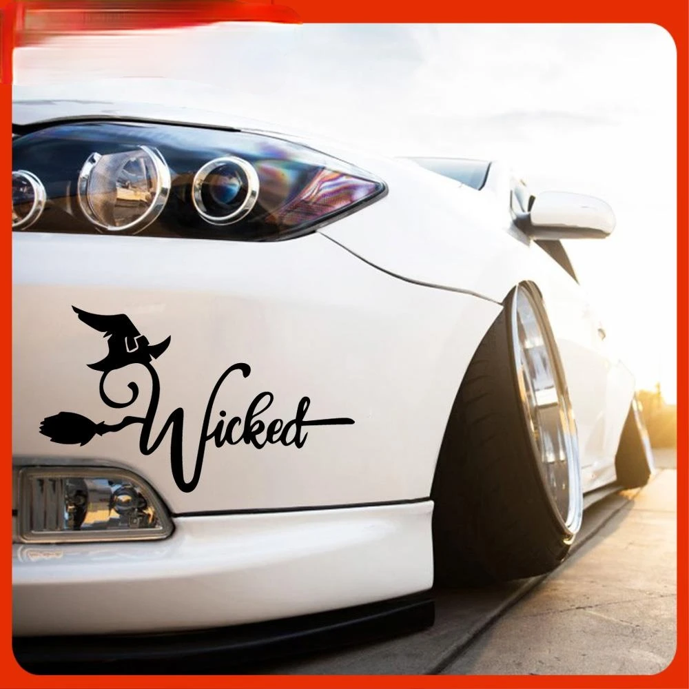 

Newest Witch Car Decal Truck Body Side Door Sticker Graphic Universal Stickers KK10*6cm