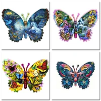 zooya 5d diy diamond painting butterfly fantasy diamond embroidery full drill rhinestone mosaic picture animal home decor bj1579