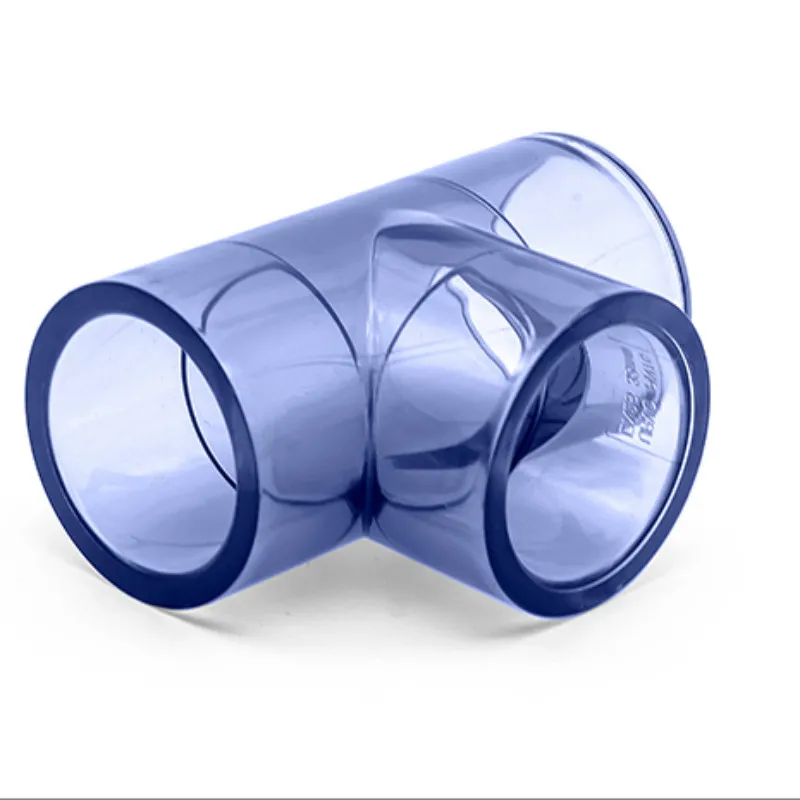 UPVC transparent tee Inner Diameter 20mm To 75mm Transparent PVC Pipe Connectors High Quality Standard Water | Инструменты