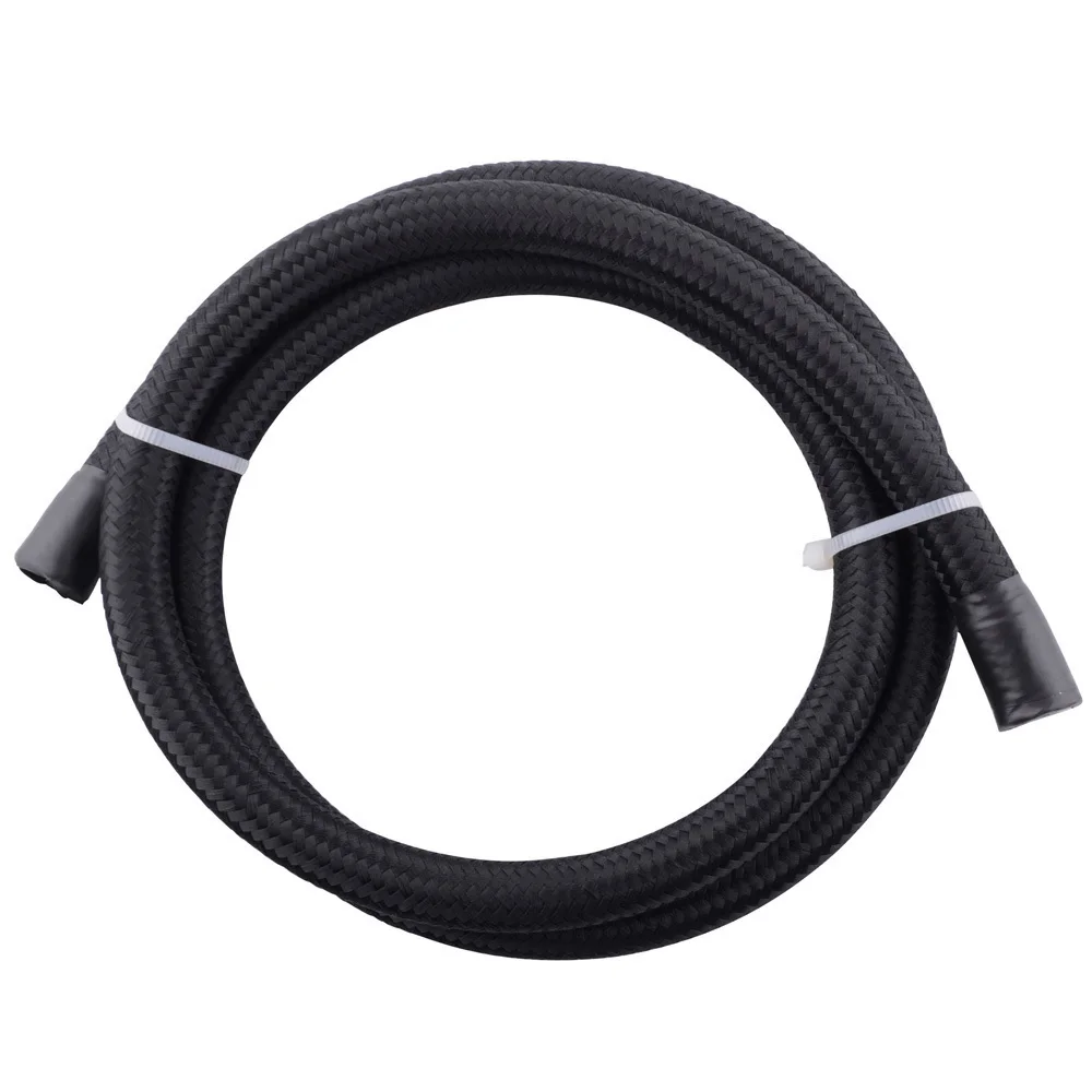 Злые энергии AN6 PTFE шланг AN6 PTFE стержень черные шланг мазута USB кабель с нейлоновой оплеткой шланг трубки pfte Топливопровод 1/3/5M E85