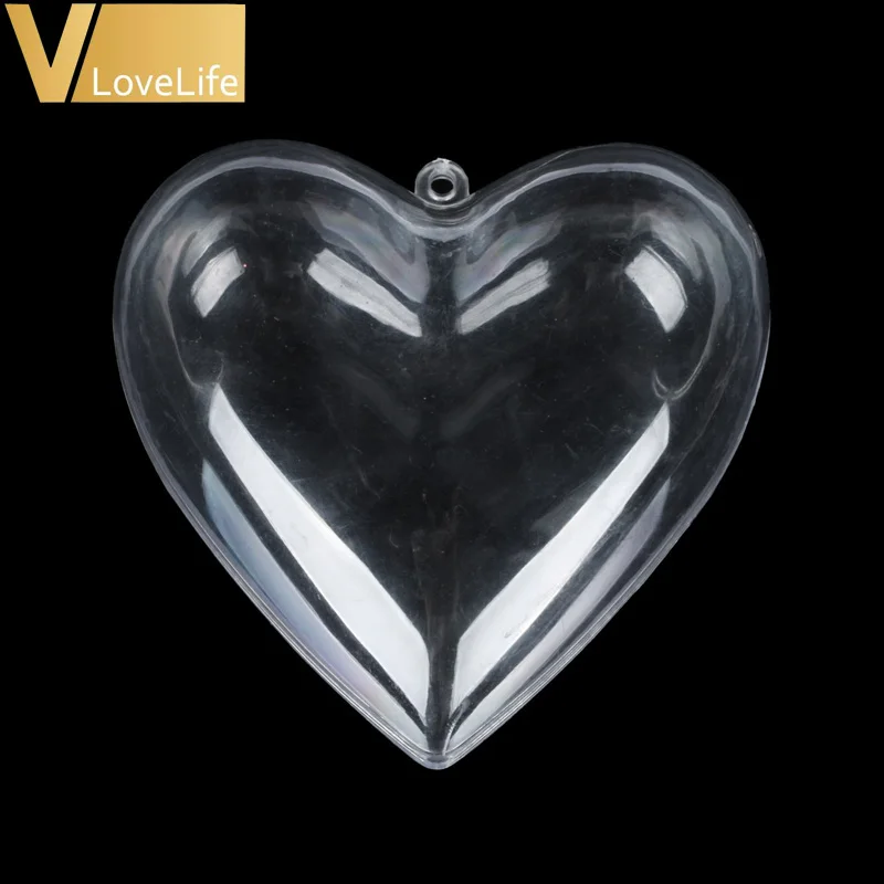 10 шт./лот рождественские украшения прозрачные пластиковые шарики Рождественское