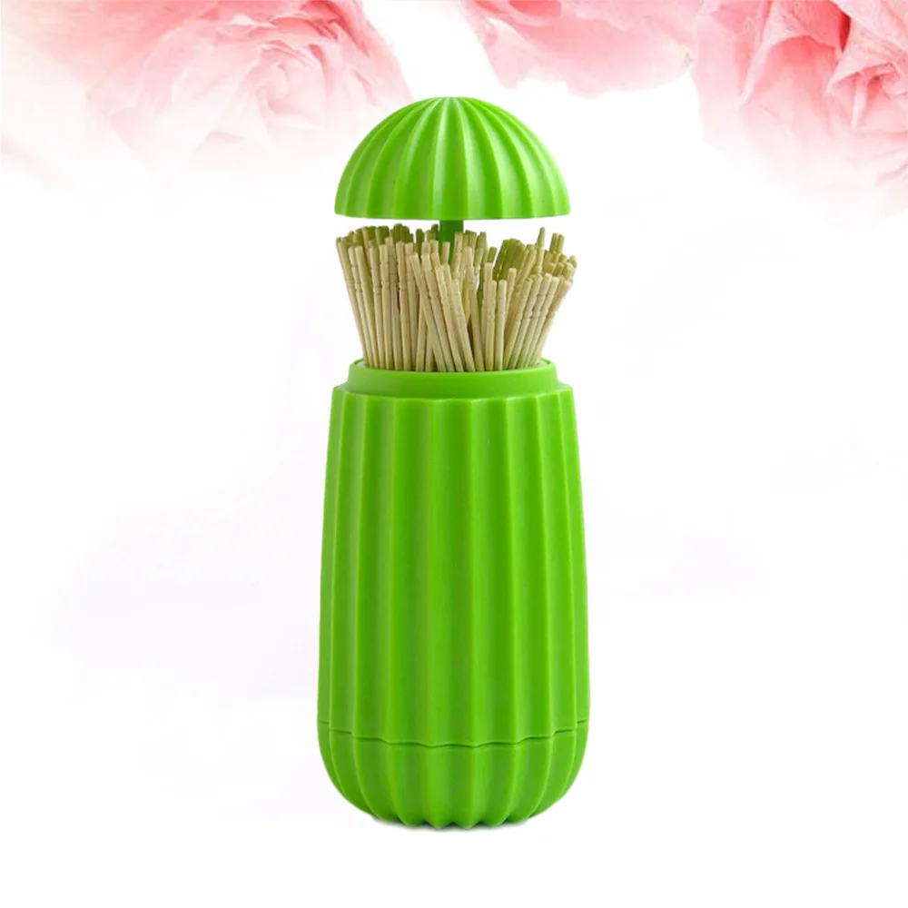

Toothpick Can Simple Press Toothpick Boxes Retractable Toothpick Holder Creative Design Cotton Swabs Collection B