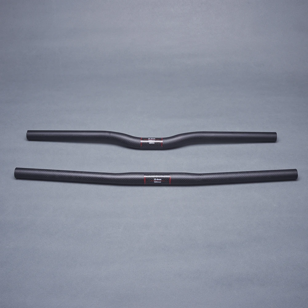 Матовый полный 3K руль из углеродного волокна для горного велосипеда 25 4 мм