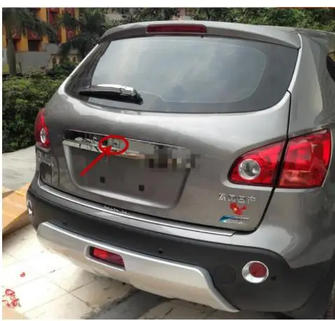 Хромированная крышка багажника из АБС пластика для NISSAN QASHQAI DUALIS 2007 2013 отделка