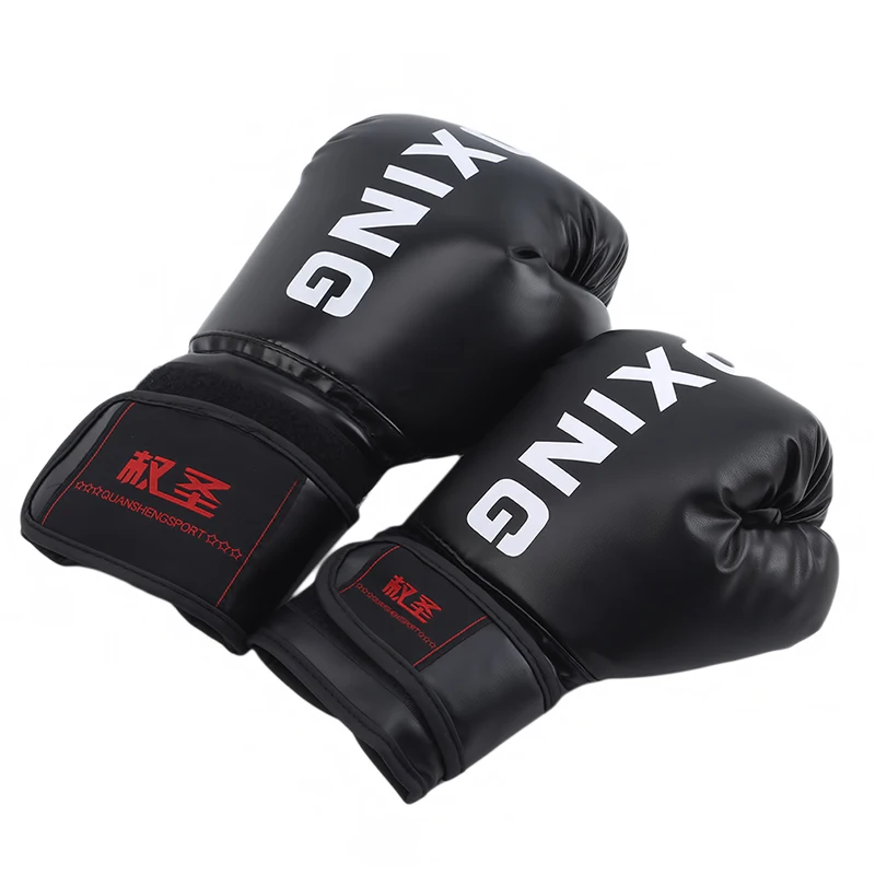 

6oz/10oz Children Adult Karate Sanda Taekwondo Boxing Fighting Gloves Hand Finger Protect Wear Resistant Boxing Gloves