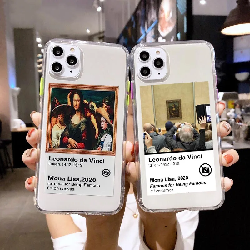Забавный MonaLisa 2020 отличные фотографии художественные картины чехол для телефона