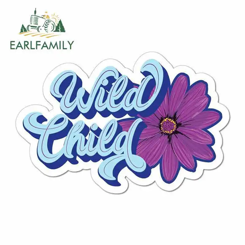 EARLFAMILY 13 см x для детей стикеры в стиле хиппи с цветами бохо автомобиля