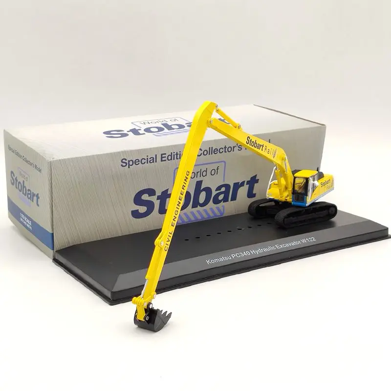 Atlas 1/76 Эдди Stobart Rail Komatsu PC340 гидравлический экскаватор W122 модели литых под
