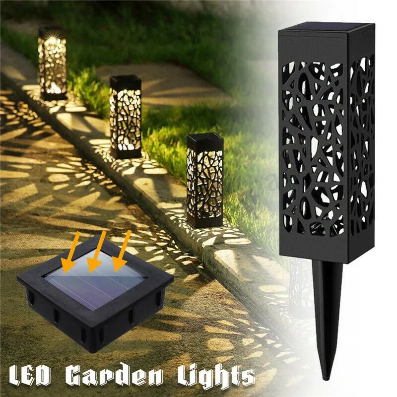 

Creative Solar LED Outdoor Lawn Light Solar Battery Solar Street Light Outdoor Courtyard Garden Yard Hollow Decorative Light