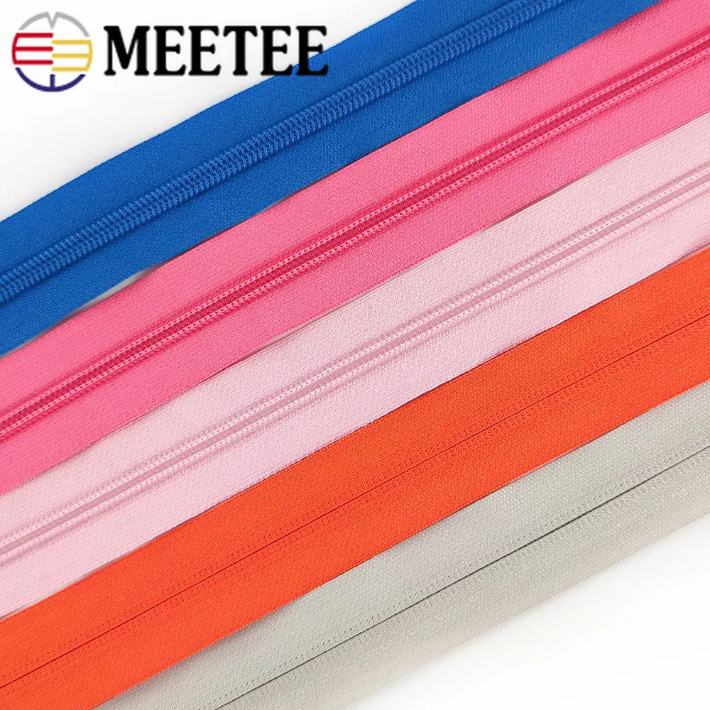 4 шт. нейлоновые застежки молнии Meetee 5 # 40/60/70 см открытые для шитья сумки пальто