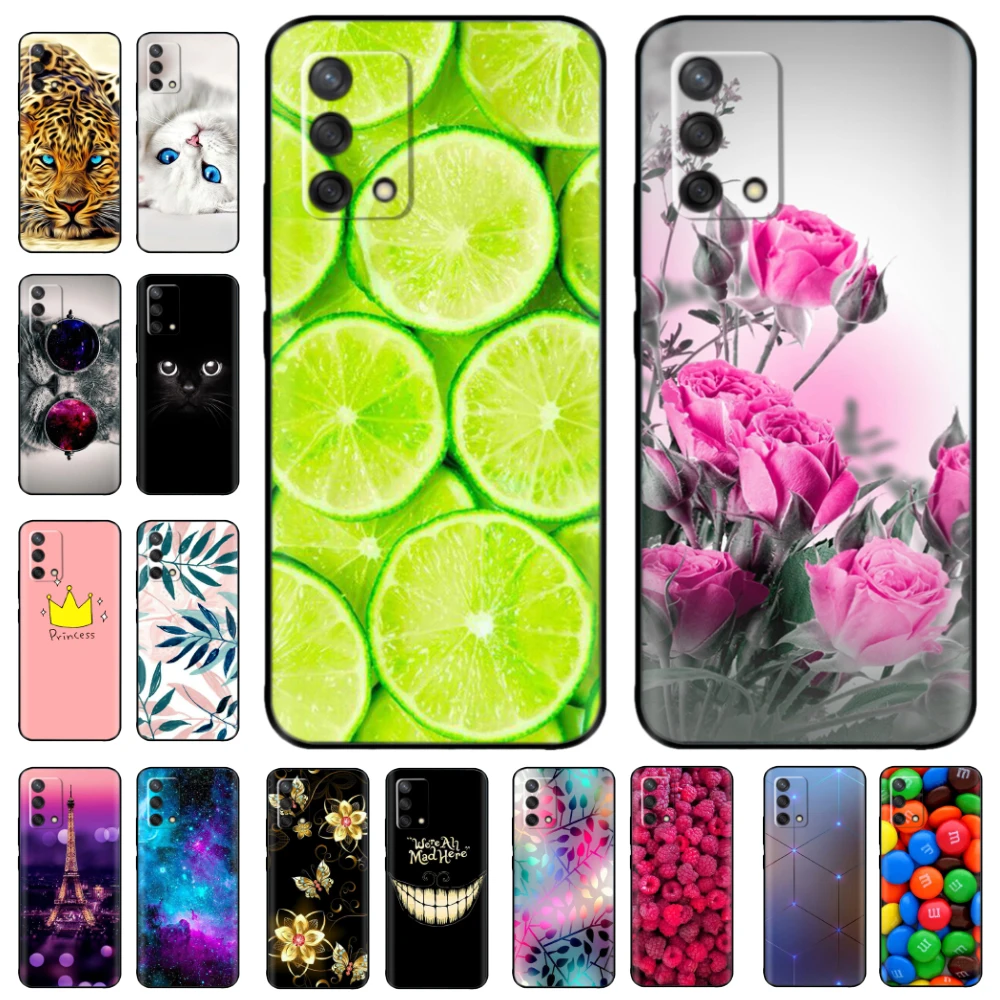 For Oppo A74 Case Phone Cover Soft Silicone TPU Back Cases For OPPO A74 5G 4G Fashion Bumper coque CPH2219 CPH2197 OPPOA74 A 74