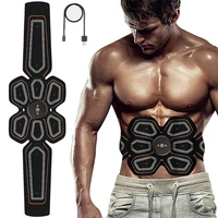 electronic pulse massage abdominal stimulator muscle toner abs toning training belt ems body waist trimmer fitness massager