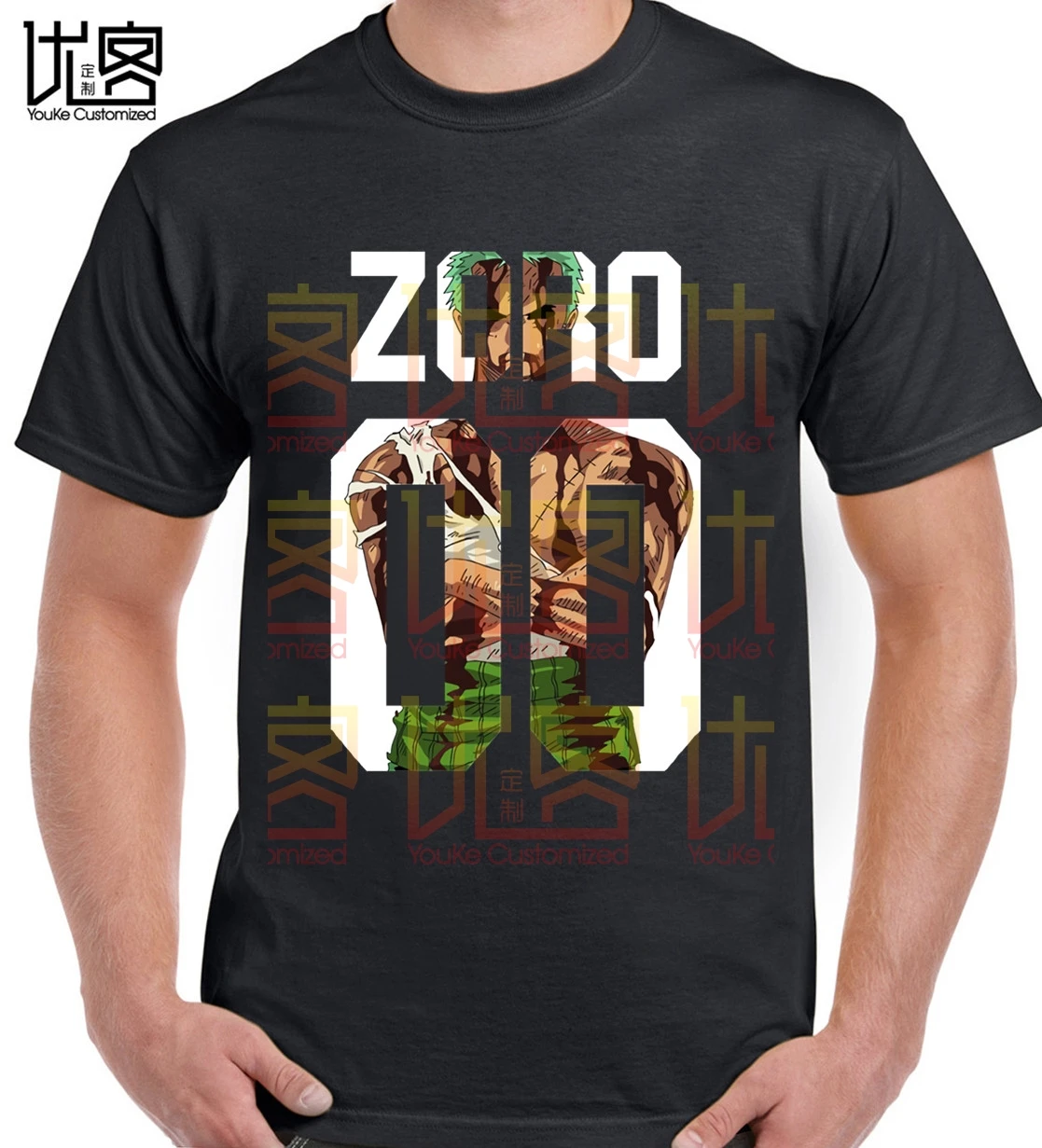 

Impressionante Roronoa Zoro Uomo T Shirt New Streetwear Ragazzo Un pezzo T-Shirt Plus Size Per Gli Uomini All'ingrosso