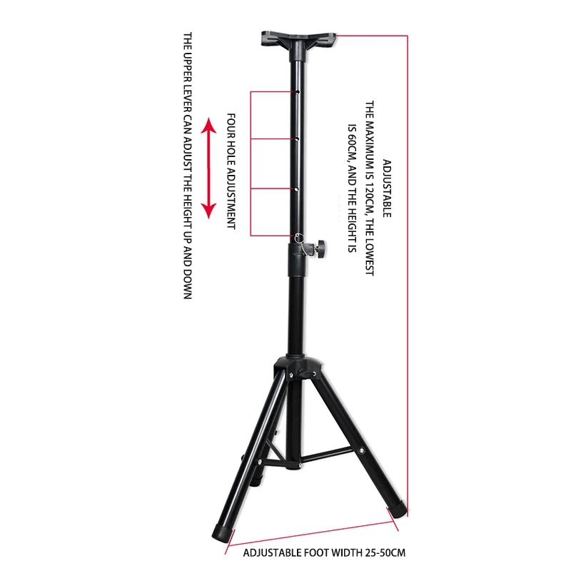 Стойка для динамиков штатив-тренога напольная полка KTV Выдвижная Длина около 60-120