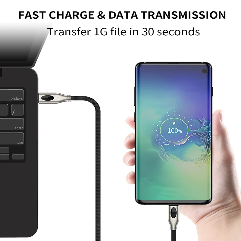 2019 быстрая зарядка 4.0 зарядное устройство USB Type C кабель для тфонов Samsung Galaxy A50 A70 A80