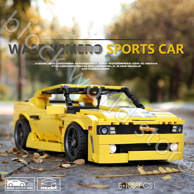 Скоростной Чемпион camaringlys technic city 558 шт. гоночный автомобиль строительный блок