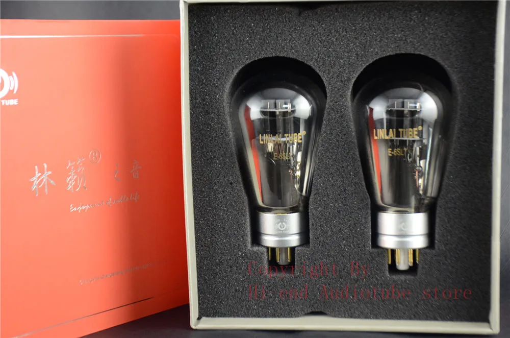 На складе сейчас Linlai E-6SL7 Elite Series заменить Shuguang 6N9P/6H9C ECC33 двойная пластина под током