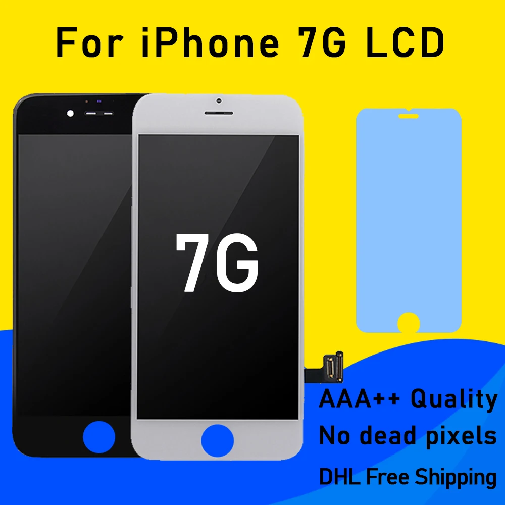 10 шт./лот AAA +++ ЖК дисплей для iphone 7 с 3D сенсорным экраном дигитайзер замена в сборе