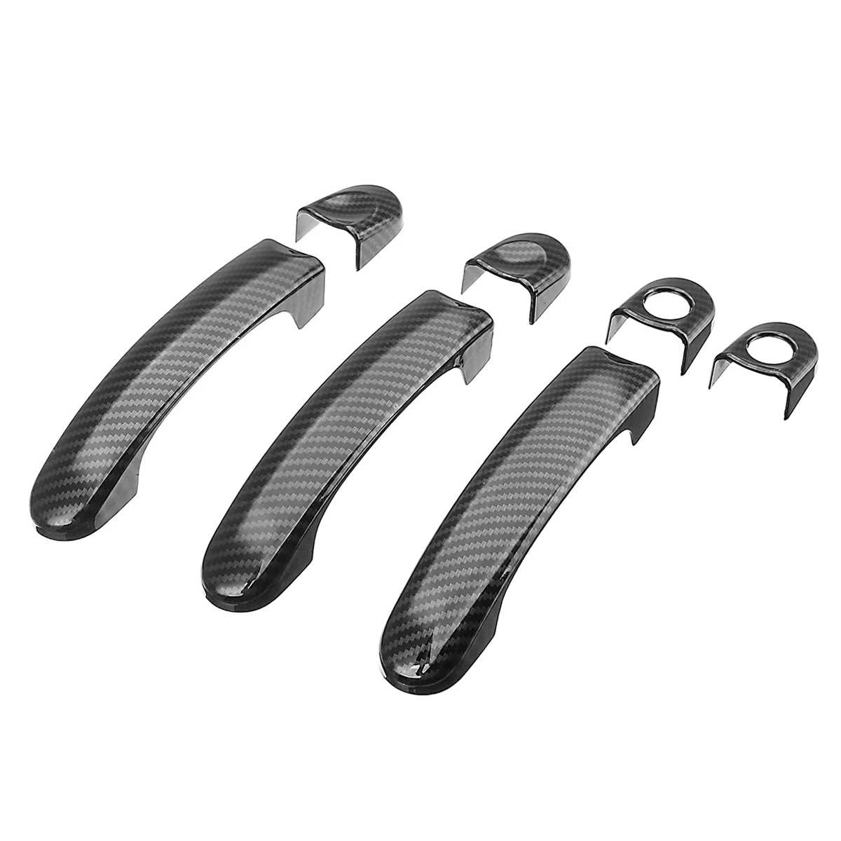 Горячая Распродажа 7 шт. в наборе карбоновые накладки на дверные ручки для VW
