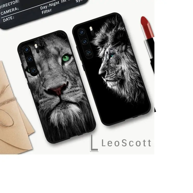 

Lion tiger animal cool Phone Case For Huawei honor Mate P 9 10 20 30 40 Pro 10i 7 8 a x Lite nova 5t