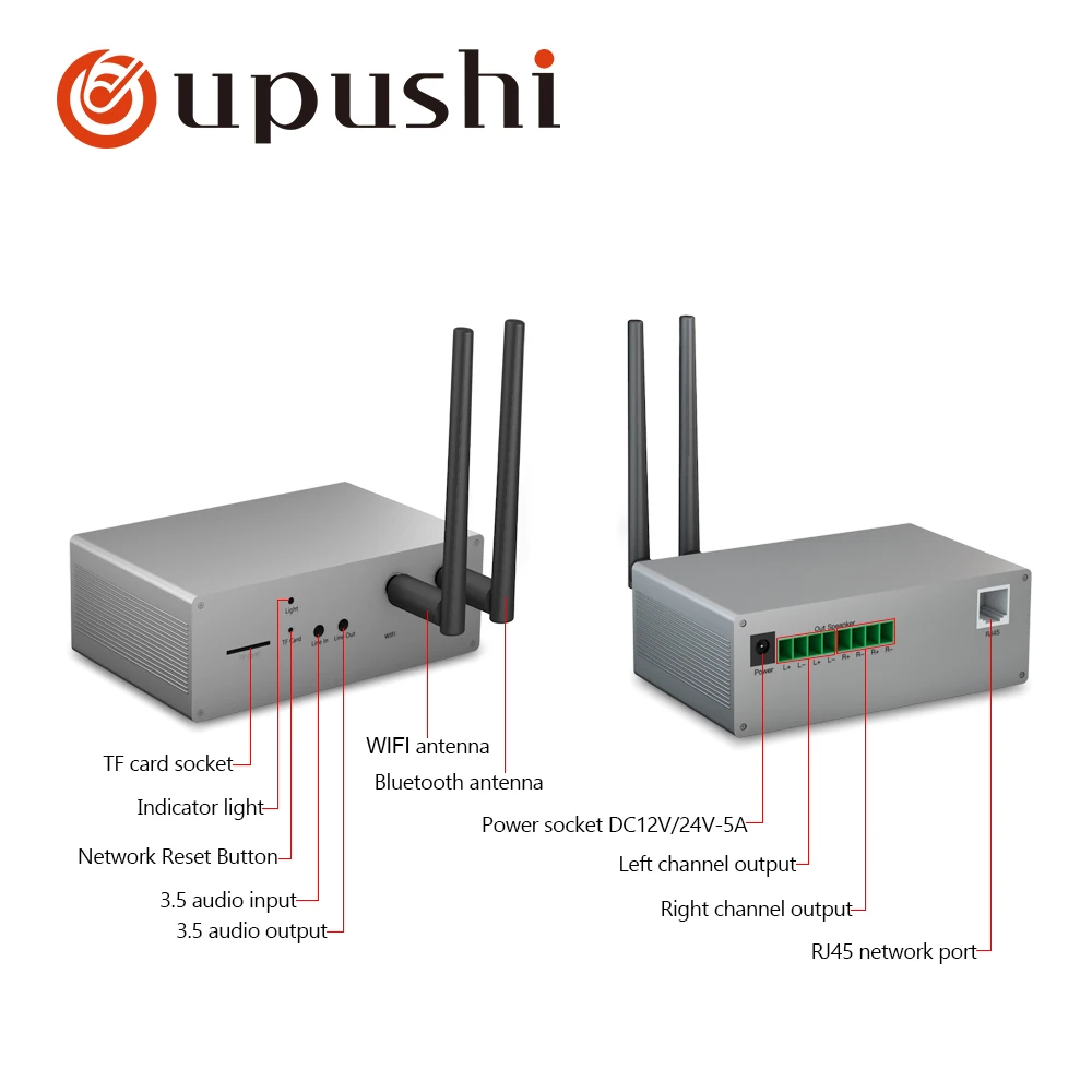 Oupushi bluetooth динамик wifi потолочный используйте смартфон мультикомнатное