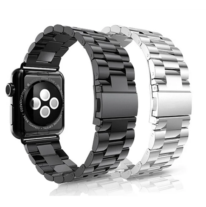 

Top Link armband Apple Uhr Band 38mm 42mm 40mm 44mm Iwatch Gurt 4 3 2 1 Edelstahl Armband serie 5