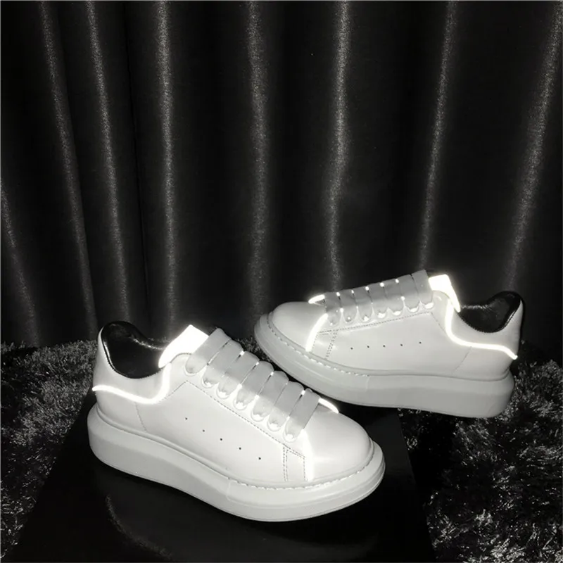 Разноцветная обувь из натуральной кожи Дизайнерская Брендовая Повседневная