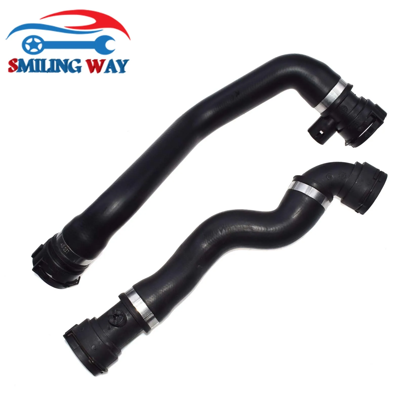 Coolant Upper &amp Lower Radiator Hose Pipe For BMW E39 525i 530i M54 2001 2002 2003 528i M52 1999 2000 11531705223 11531705224 |