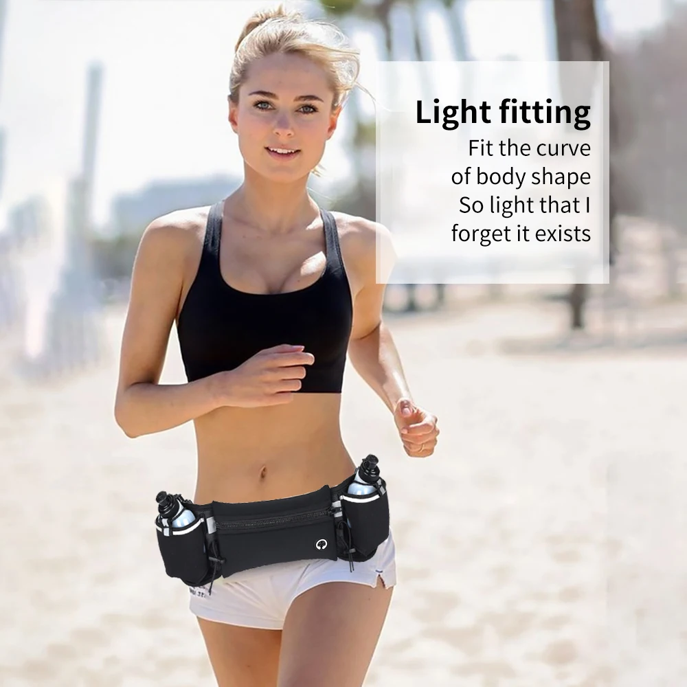 

2020 Running Waist Bag Sports Gym Bag Men'S Women'S Belt Pack For Phone Unisex Trail Run Jogging Fitness Pack Water Bottle