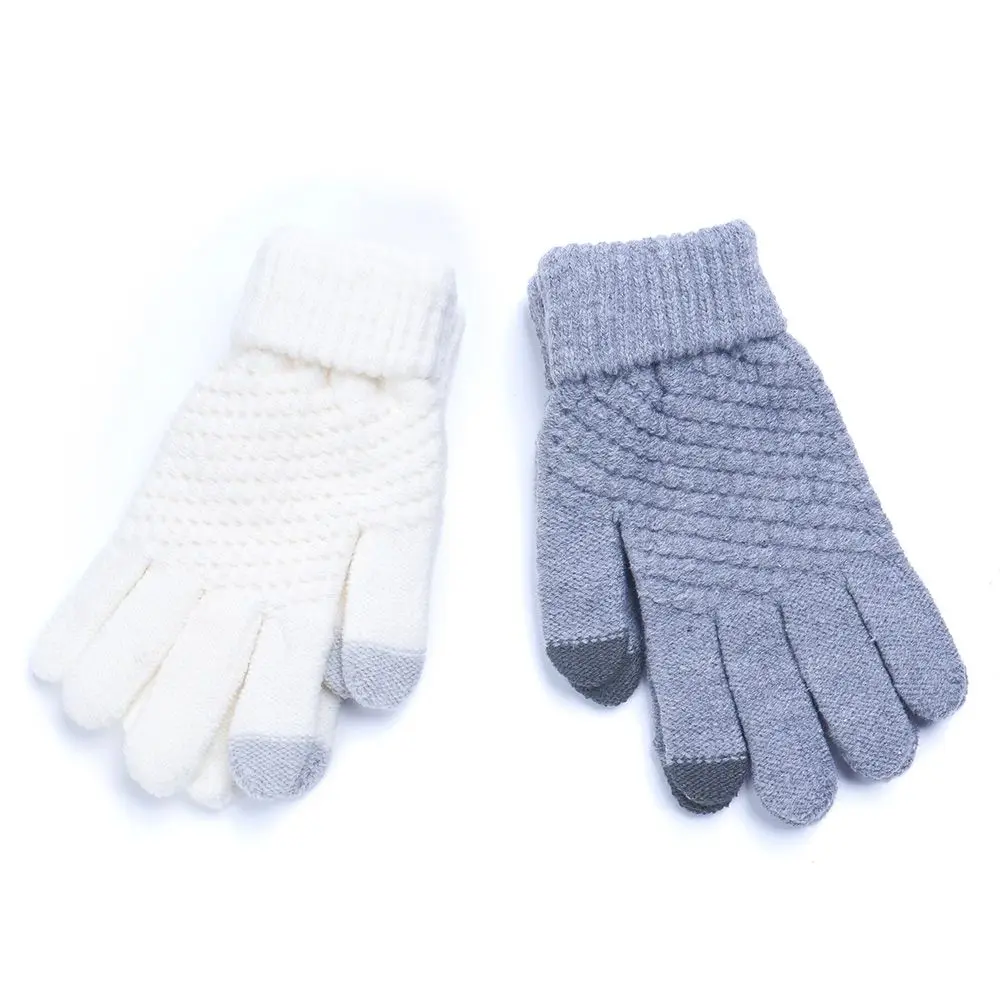 

Women Warm Knitted Winter Gloves Girls Women Autumn Winter Warm Thick Gloves Touch Screen Gloves Fashion Winter Accessories
