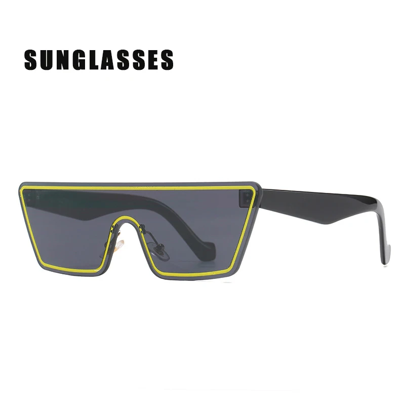 

Fashion Storm Ladies Sunglasses Milanese Personality Integrated Leopard Print Trend Glasses Oculos De Sol Quadrado