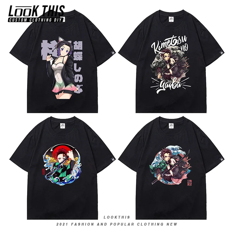 

Demon Slayer for Boy Girl Fashion Baby Tee Blouse Clothes Funny T-shirt Teenager Girls/Boys 2021 Cool Summer Short Sleeve Tops