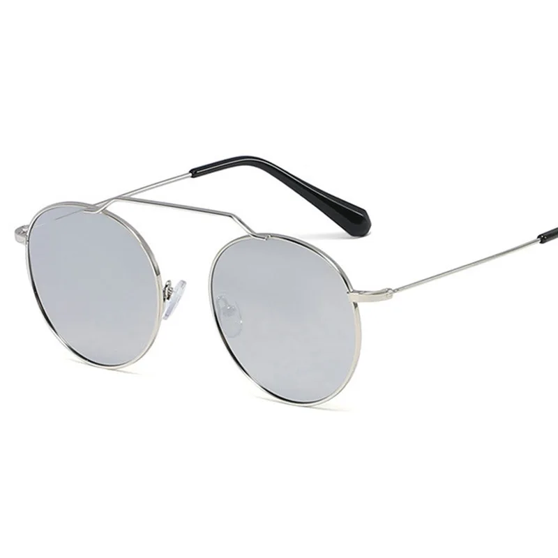 

Ladies Metal Round Frame Sunglasses Trend Colorful Ocean Film Women Eyeglasses Fashion Street Shooting Glasses