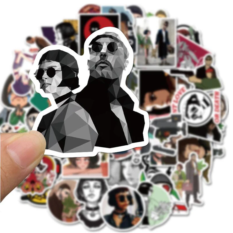 LL-113# Leon Series sticker 50/pcs PVC Sticker Travel Suitcase Bike Phone Sliding Plate Graffiti Styling | Дом и сад
