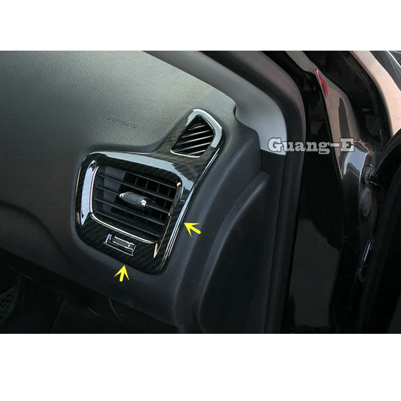 Для Jeep Compass 2017 2018 2019 2020 Передняя молдинговая рамка для автомобильной приборной