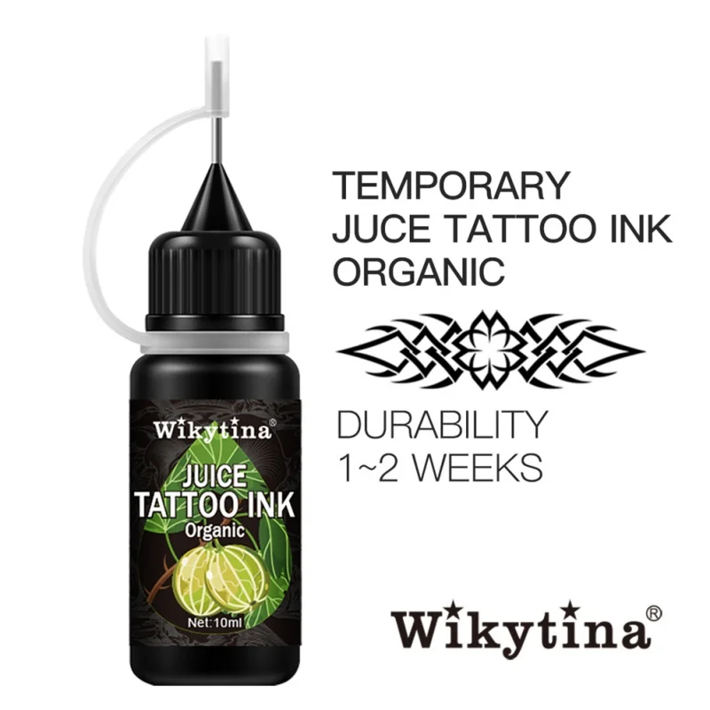 Натуральная черная водостойкая тату паста 10 мл|Краска для тела| |